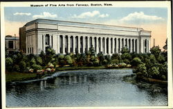 Museum of Fine Arts from Fenway Boston, MA Postcard Postcard