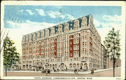 Hotel Kanmore, Commonwealth Ave Boston, MA Postcard Postcard