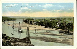 Oil Field Scene Tulsa, OK Postcard Postcard