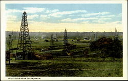 Oil Fields Postcard