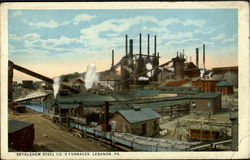 Bethlehem Steel Co.'S Furnaces Postcard