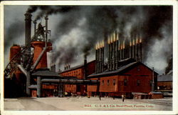 C. F. & I. Co. Steel Plant Postcard