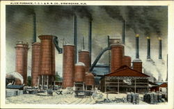 Alice Furnace, T. C. I. & R. R. Co. Postcard