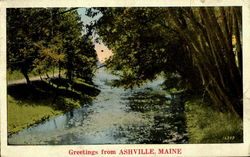 Greetings From Ashville Postcard