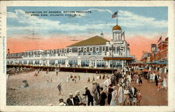 Exhibition of General Motors Products, steel Pier Atlantic City, NJ Postcard Postcard