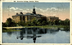 Simmons College Boston, MA Postcard Postcard