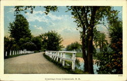 Greetings From Contoocook, N.H. Postcard