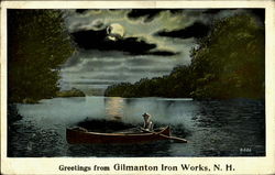 Greetings from Gilmanton Iron Works Postcard