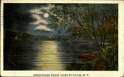 Greetings From Hurleyville, N.Y. Postcard