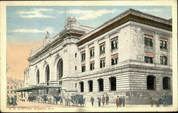 R.R. Station Albany, NY Postcard Postcard