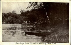 Greetings From Hartwick Seminary Postcard