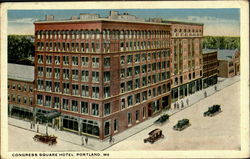 Congress Square Hotel Portland, ME Postcard Postcard