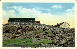 Summit Of Mt. Washington, White Mountains Mount Washington, NH Postcard Postcard