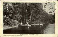 Boat Landing, Chocorua Lake New Hampshire Postcard Postcard