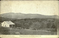 Ragged Mountains From Wilmot Center New Hampshire Postcard Postcard