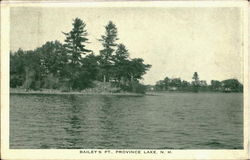 Bailey'S Pt., Province Lake Postcard