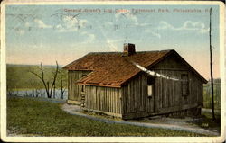 General Grant'S Log Cabin, Fairmount Park Philadelphia, PA Postcard Postcard