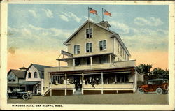 Windsor Hall Oak Bluffs, MA Postcard Postcard