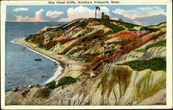 Gay Head Cliffs Postcard