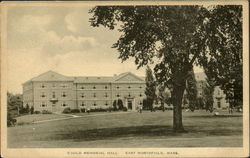 Could Memorial Hall East Northfield, MA Postcard Postcard