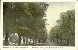 Main Street Looking North Postcard