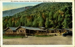 Willey House Camps Crawford Notch, NH Postcard Postcard