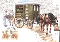 1880s Bread Wagon Postcard