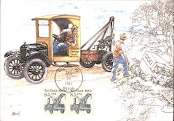 1920s Tow Truck Postcard