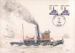 Tugboat Postcard