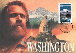 Washington Statehood Maximum Cards Postcard Postcard Postcard