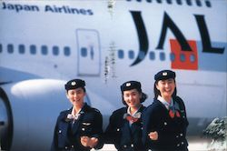 Stewardesses, Japan Airlines Postcard