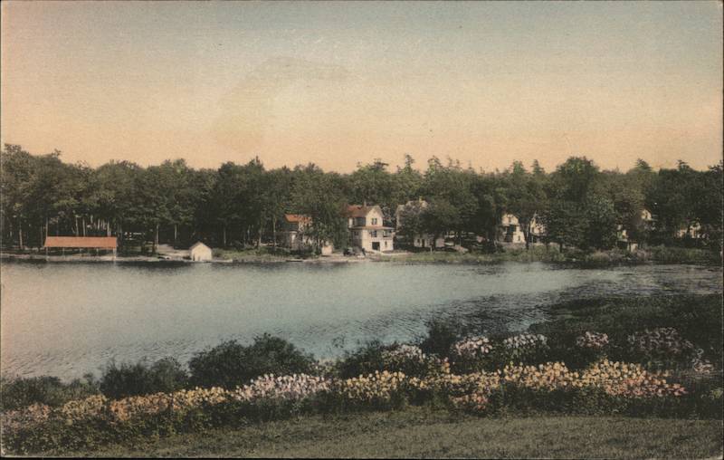 Lily Dale Assembly from Upper Cassadaga Lake New York Postcard