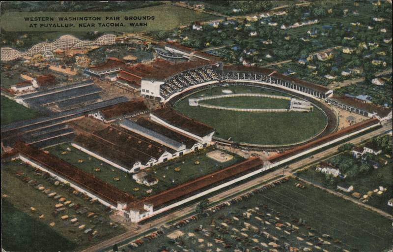 Western Washington Fair Grounds Puyallup, WA Postcard