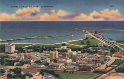 Aerial View Gulfport, MS Postcard Postcard Postcard