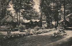 Cottages at Forest Temple Park, Lily Dale Assembly Postcard