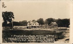 Cleveland Round Lake Station Jonesville, NY Postcard Postcard Postcard