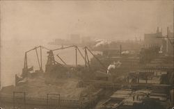 Shipping Yard, New York or New Jersey Postcard