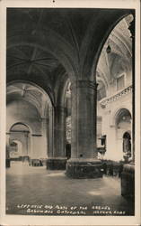 Left Nave and Parts of the Arches, Columbus Cathedral Postcard