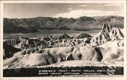 Zabriskie Point in Death Valley National Monument California Postcard Postcard Postcard