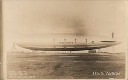 USS Akron Postcard