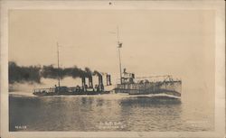 USS Downes (DD-45) Ships Postcard Postcard Postcard