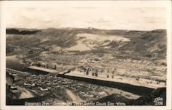 Engineers Town and Contractors Town Grand Coulee Dam Postcard