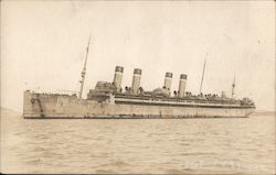 Troop Ship Postcard