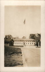 Military Barracks Postcard Postcard Postcard