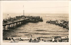 Water Regatta 1945, Redondo Beach Washington Postcard Postcard Postcard