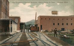 Patio and ice factory of the Mexican National Packing House Uruapan, Mexico Postcard Postcard Postcard