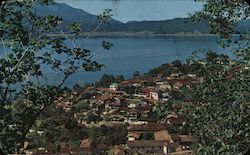 Aerial View of Valle de Bravo Postcard