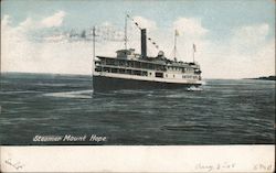 Steamer Mount Hope Boats, Ships Postcard Postcard Postcard