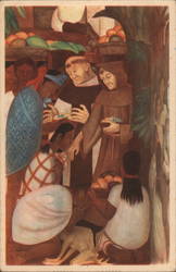 Priests with the Exploiters [Es.: Los Curas de Lado de los Explotadores] Art Diego Rivera Postcard Postcard Postcard