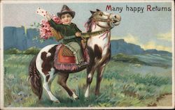 Many Happy Returns Postcard